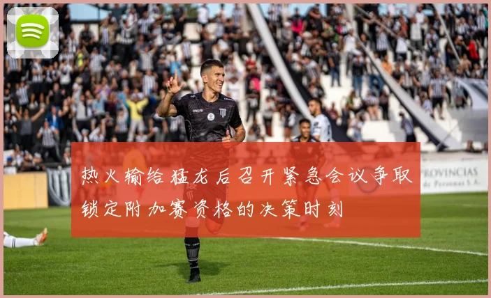 热火输给猛龙后召开紧急会议争取锁定附加赛资格的决策时刻